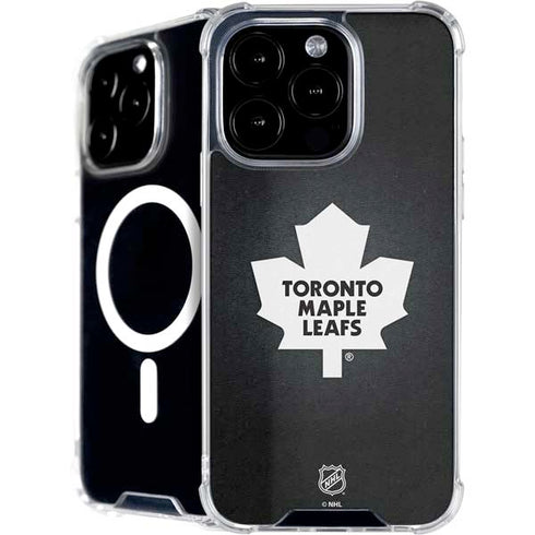 NHL Toronto Maple Leafs Black Background iPhone 16 Pro MagSafe Case